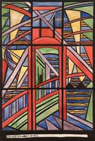 Design for Windowpane No. 17, Hallway Window