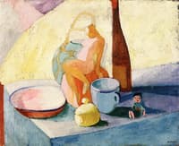 Still Life with Flask