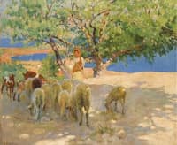 Goatherder and her Flock