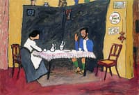 Kandinsky with Erma Boss at the Table