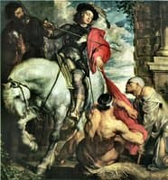 Saint Martin Dividing His Cloak