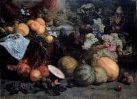 Still Life of Fruit and Vegetables