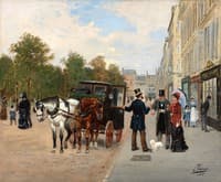 On the Boulevard of Paris