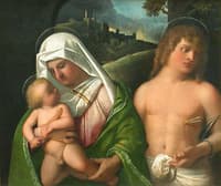 Madonna and Child with Saint Sebastian