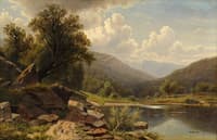 Landscape with Angler