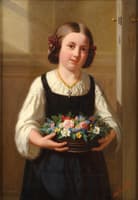 Girl with Flowers