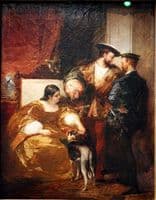 François I, Charles Quint and the Duchess of Étampes