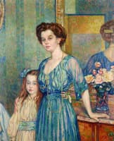 Madame Von Bodenhausen avec son enfant Luli