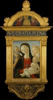 Virgin and Child with a Donor and Angel