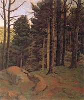Dusk Amidst the Pines