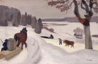 Neige près du Russey