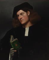 Portrait of a Young Man with a Green Book