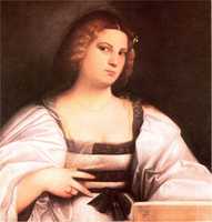 Portrait of a Lady Behind a Parapet