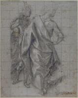 Study of two Figures in an Adoration of the Magi