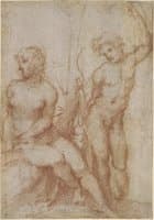 A Seated Goddess and a Standing God