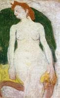 Nude on a Green Armchair