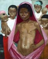 Sketch of Burmese Children