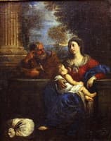 The Holy Family Resting