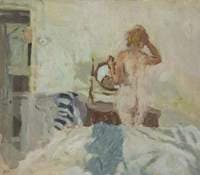Brushing Hair; Summer Morning