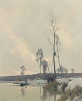 Snow on the Banks of the Morin