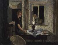 Cottage Interior, Evening
