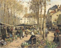 Market at Melun