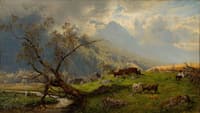 Shepherd in the Alps