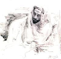 Isaak Levitan Dressed as Bedouin