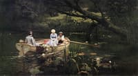 Boating. Abramtsevo