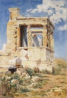 The Caryatid Porch of the Erechtheion, Athens