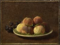 Peaches and Grapes