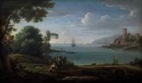 Landscape at Baiae, Bay of Naples, Italy