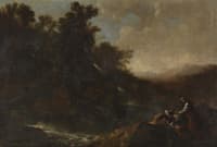 Landscape with Saint Rosalia of Palermo