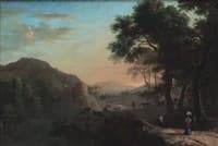 Sunset in an Italian Landscape