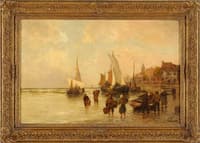 Fishermen Unloading the Catch