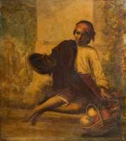A Boy Selling Fruit