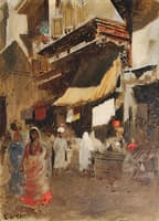 Street Scene in Bombay