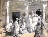 In the Bazaar, Oudeypore