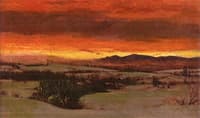 Winter Sunset after a Storm