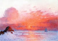 Sunset on the Sea