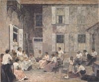 Courtyard at Dark