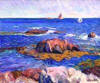 Rocks and Lighthouse