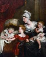 Lady Augusta FitzClarence Kennedy-Erskine, Daughter of King William IV with Her Children