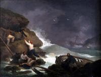 Shipwreck off the Isle of Wight
