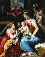 The Madonna and Infant with Saint Catherine of Alexandria