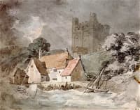 Rochester Castle from the River Medway