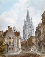 St Mary's from Oriel Lane, Oxford