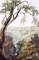 The Falls of the Anio at Tivoli near Rome (probably after J. R. Cozens)
