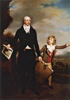 Sir Richard Cold Hoare Aged 37 and His Son Aged 11