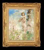 Young Woman in a Garden